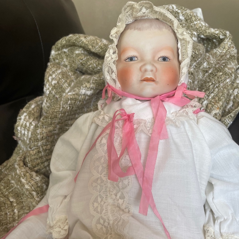 Antique German Bisque Head Baby Doll (04